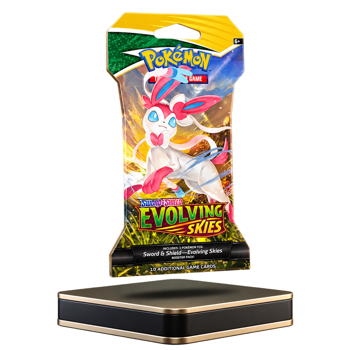 Pokémon TCG: Evolving Skies Sleeved Booster Pack | Sylveon Artwork | English | Sealed